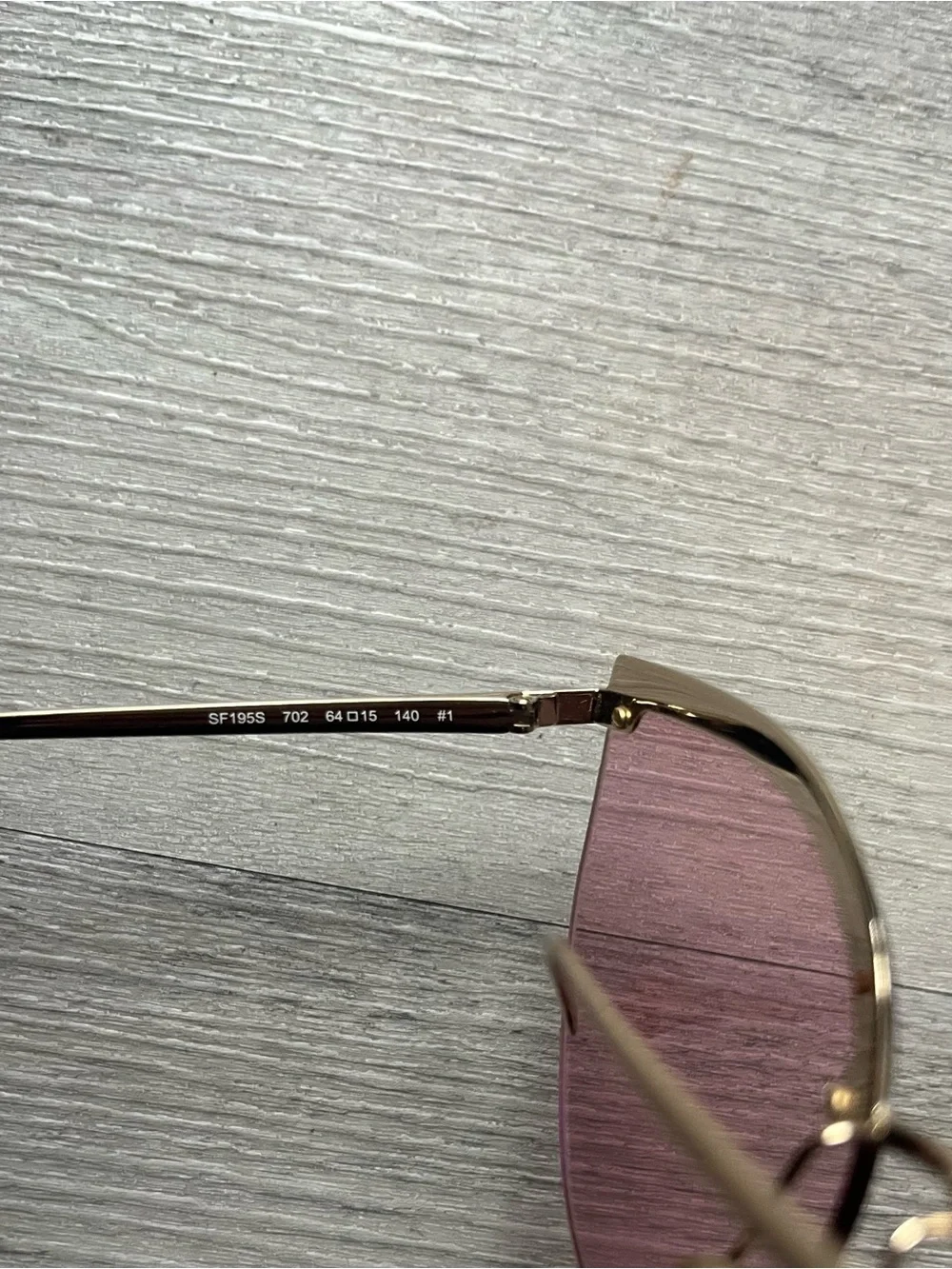 Salvatore Ferragamo Pink Gradient Sunglasses